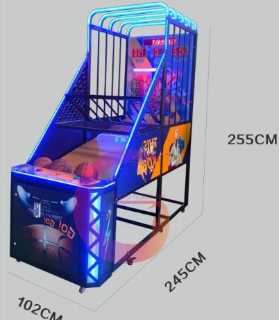 Buy cheap Customized Full Size Kids Coin Operated Basketball Game Electronic Basketball Arcade Machine from wholesalers