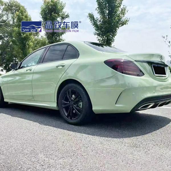 Buy cheap WRAPMASTER ROHS Certificate Car Sticker Air Bubble Free car film Clear Protection Khaki Green Car Wrapping from wholesalers