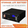 Buy cheap Auto Lifepo4 Lithium Storage Battery 100A 4.8kwh For Emergency Lighting from wholesalers