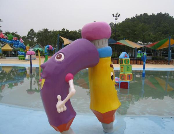 Buy cheap Customized Commercial Lovely Pencils Spray for Outdoor Spray Park Equipment from wholesalers
