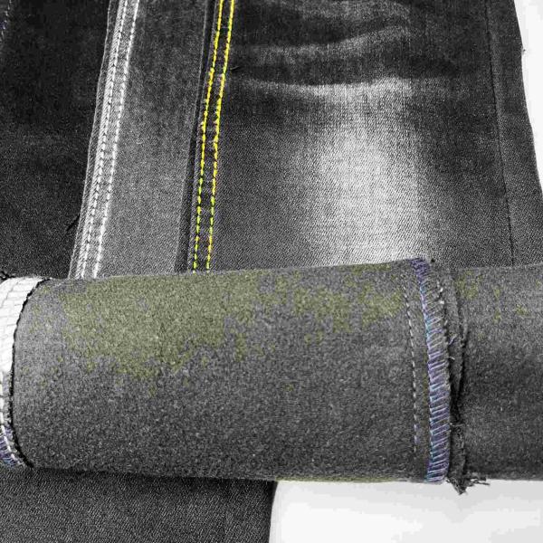 Buy cheap 13 Oz Woven Brushed Grey Stretch Denim Fabric ​Supper Stretch from wholesalers