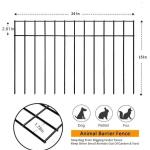 Animal Barrier Fence, Sharp Angled Ends, Ground Spike Defense,Underground