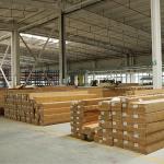 Modern Fluted 3D Slat Interior Wood Grain PVC WPC Wall Panel for Waterproof
