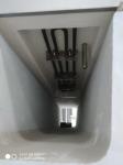 Metal launder with electric heating for billet casting in an aluminum casthouse.
