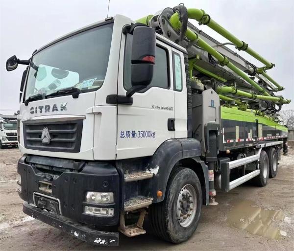 Buy cheap National VI 2020 Zoomlion Shandeka Scania 49m 56m Used Concrete Mixer Pump Truck Diesel Fuel from wholesalers