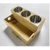 Buy cheap Natural Bamboo Hair Styling Tool Organizer For Makeup Bathroom from wholesalers