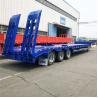Buy cheap 60T Tri Axle Low Bed Truck Trailer For Excavator Transport from wholesalers