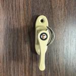 34g Weight UPVC Sliding Window Security Lock Drop Shape Crescent Design for OEM