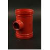 Buy cheap Easy Installation Grooved Tee Fittings Pressure Rating 362 PSI Grooved End Connection from wholesalers