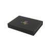Buy cheap Hard Cardboard Magnetic Closure Gift Box Black Custom Logo Offset Printing from wholesalers