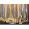 Buy cheap Crystal wall lamp postmodern simple living room TV wall background lamp light luxury atmosphere long strip bedroom bedside lamp from wholesalers