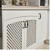 Buy cheap White Villa Kitchen Cabinet With Marble Design Countertop PVC Kitchen Cabinets from wholesalers
