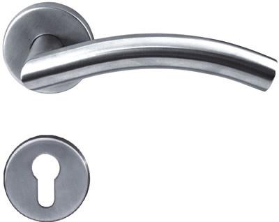 Buy cheap Glossy Polished Stainless Steel Internal Door Handles With Same Color Screws from wholesalers