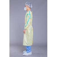 Buy cheap EO Disinfecting Washable Yellow Stripe Reusable Isolation Gown product