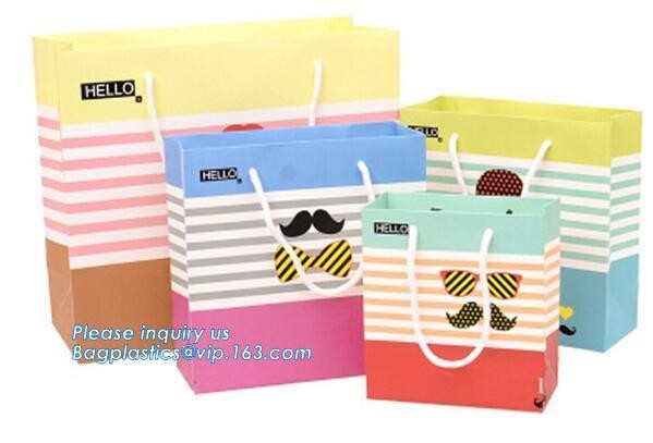 wholesale cosmetic eco-friendly luxury shopping bags paper carrier bags with handles,LOGO paper gift shopping bag art pa