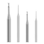 Carbide Long Neck Flat Milling Cutter Micro Diameter Series