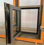 Aluminum Tilt And Turn Window Customized Waterproof Open Outside