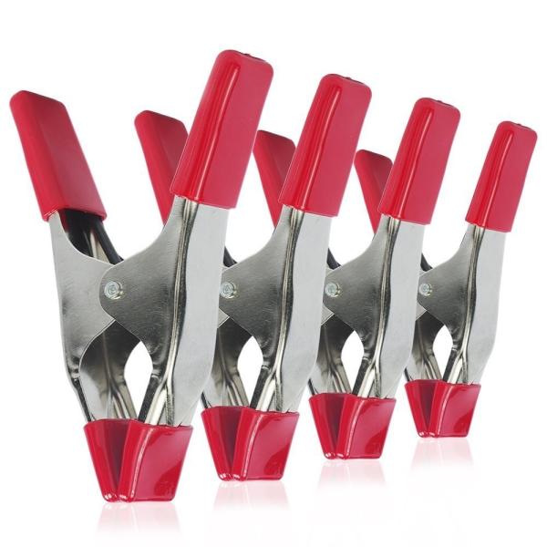 Metal Spring Clamp With Rubber Tips For Woodworking Spring Metal Hand Clamp Tent