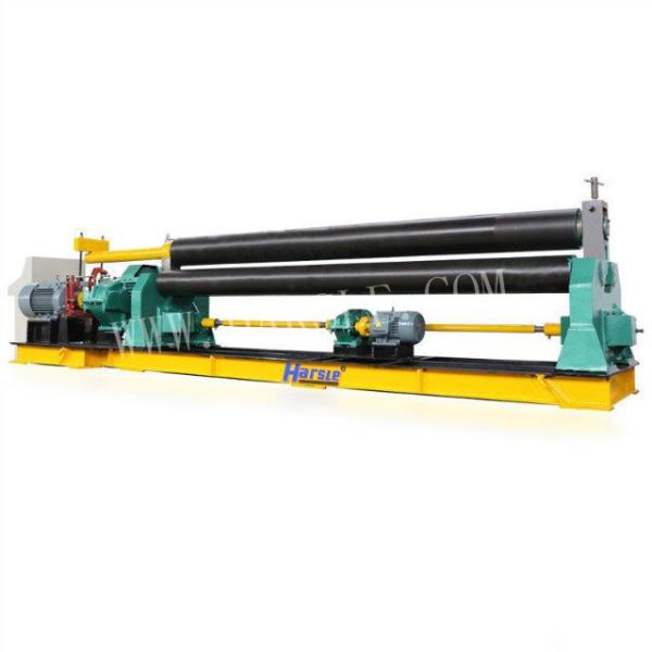 Buy cheap HARSLE brand Three Roller Plate Bender hydraulic rolling machine electric rolling machine from wholesalers