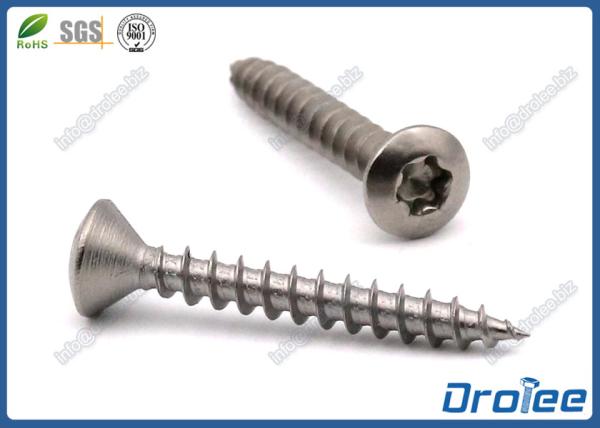 Buy cheap Torx Oval Head Stainless Steel Wood Screw, SS304/316/18-8, Coarse Thread from wholesalers