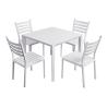 Buy cheap Fine Handcrafted 0.5m³ CBM Aluminium Garden Table And Chairs from wholesalers