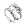 Buy cheap Dragon and Phoenix couple jewelry Silver jewelry for men and women opening from wholesalers
