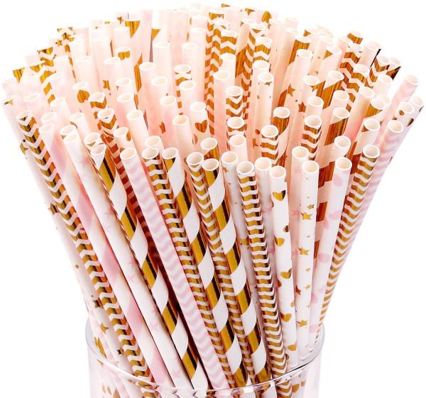 Buy cheap Recyclable Boba Bubble Tea Disposable Biodegradable Paper Straws from wholesalers