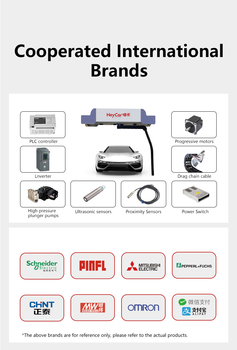 Hot Dip Galvanized and Stainless Steel Car Body Washing with 360 Degree Automatic Non-contact Car Wash Machine in Tunnel
