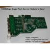 Buy cheap 1000Mbps 4 ports fiber optical network card from wholesalers