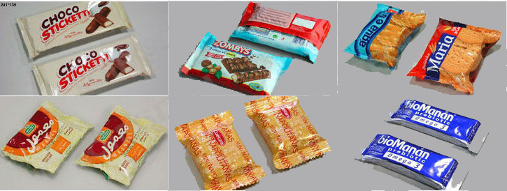SK-380S 3 Servo Automatic Controlled Flow Pillow Biscuit Packing Machine