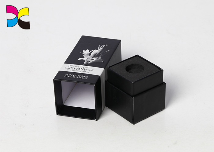 Cosmetic Retail Packaging Gift Boxes , Black EVA Inner Tray Large Fancy Gift Boxes