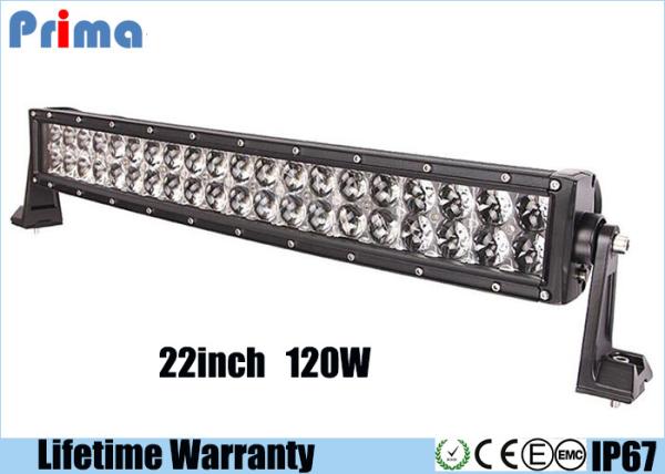 Buy cheap 22 Inch 120W LED Car Light Bar Unique Reflector Cup 4D Curved Fisheye Style from wholesalers