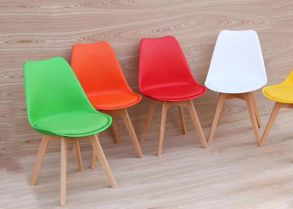Buy cheap Ergonomic Height Beech Wood Chair , High Back Leather Dining Chairs from wholesalers