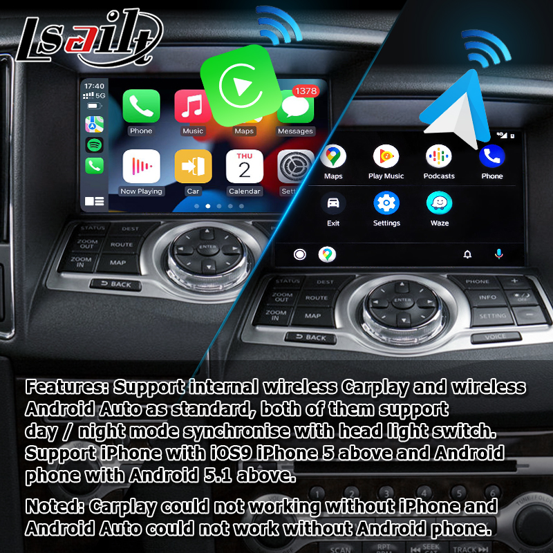 Lsailt Wireless Carplay Android Auto Interface For Nissan Maxima A35 IT08 08IT