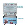 Buy cheap Air Cooling 1200L Commercial Glass Door Cooler Glass Door Refrigerator Freezer Combo from wholesalers