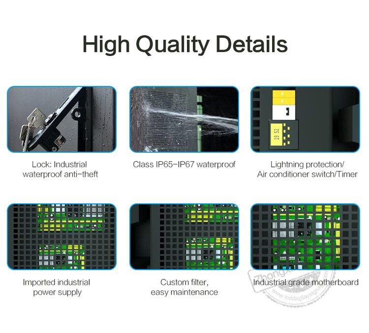 65inch Samsung Digital Signage Solutions 65" LCD TV Flat Screen Outdoor Waterproof LED Advertising TV