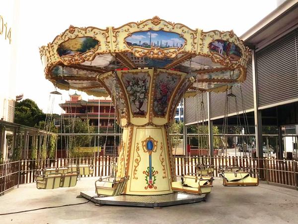 Buy cheap Smooth 20 Seats Flying Chair Ride 1500 W Power Bright Color Painting from wholesalers
