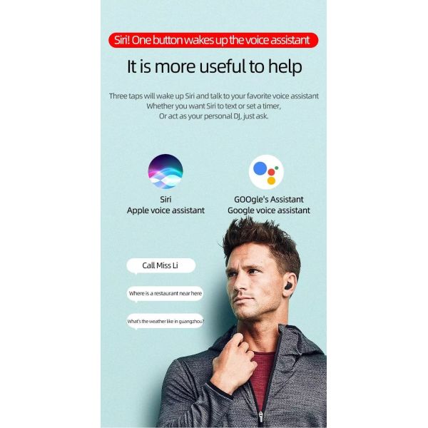 Mi Amazon 2020 Top Seller A6s Airdots in-Ear Earphone Bluetooth Headphone