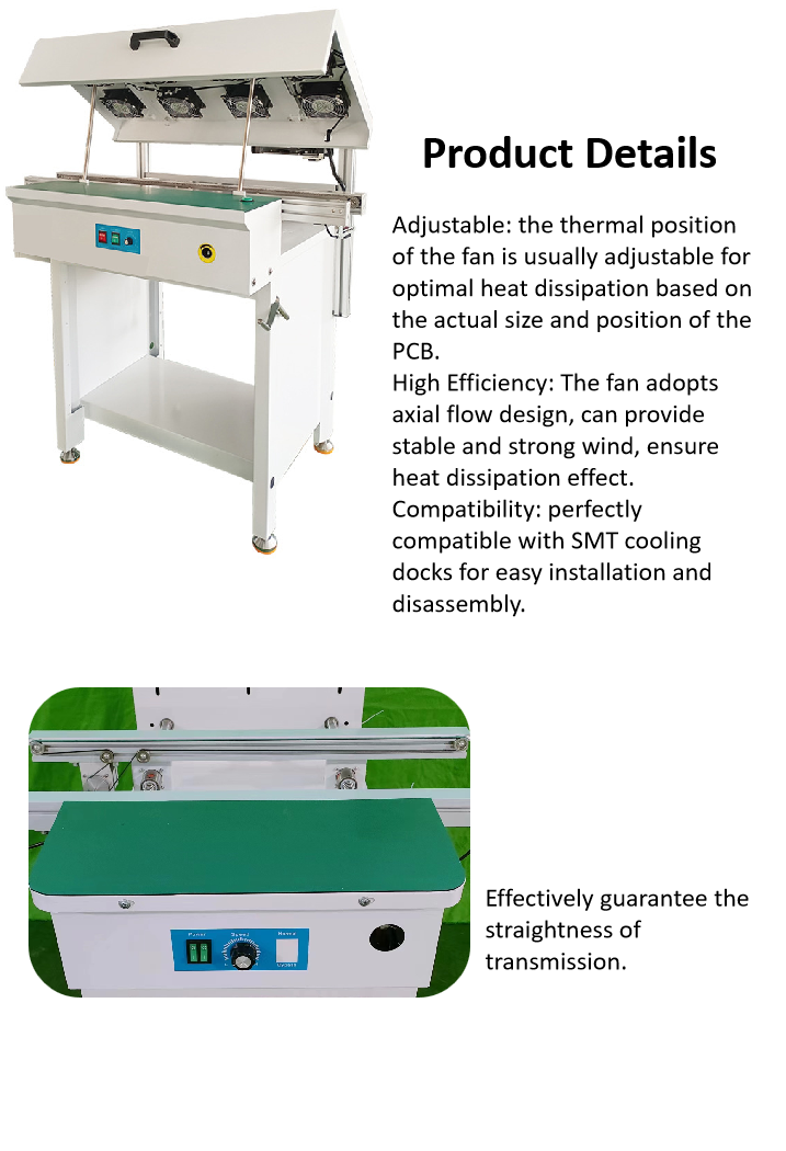High Speed SMT Cooling Conveyor Smt Line Equipment 0.6m Meter