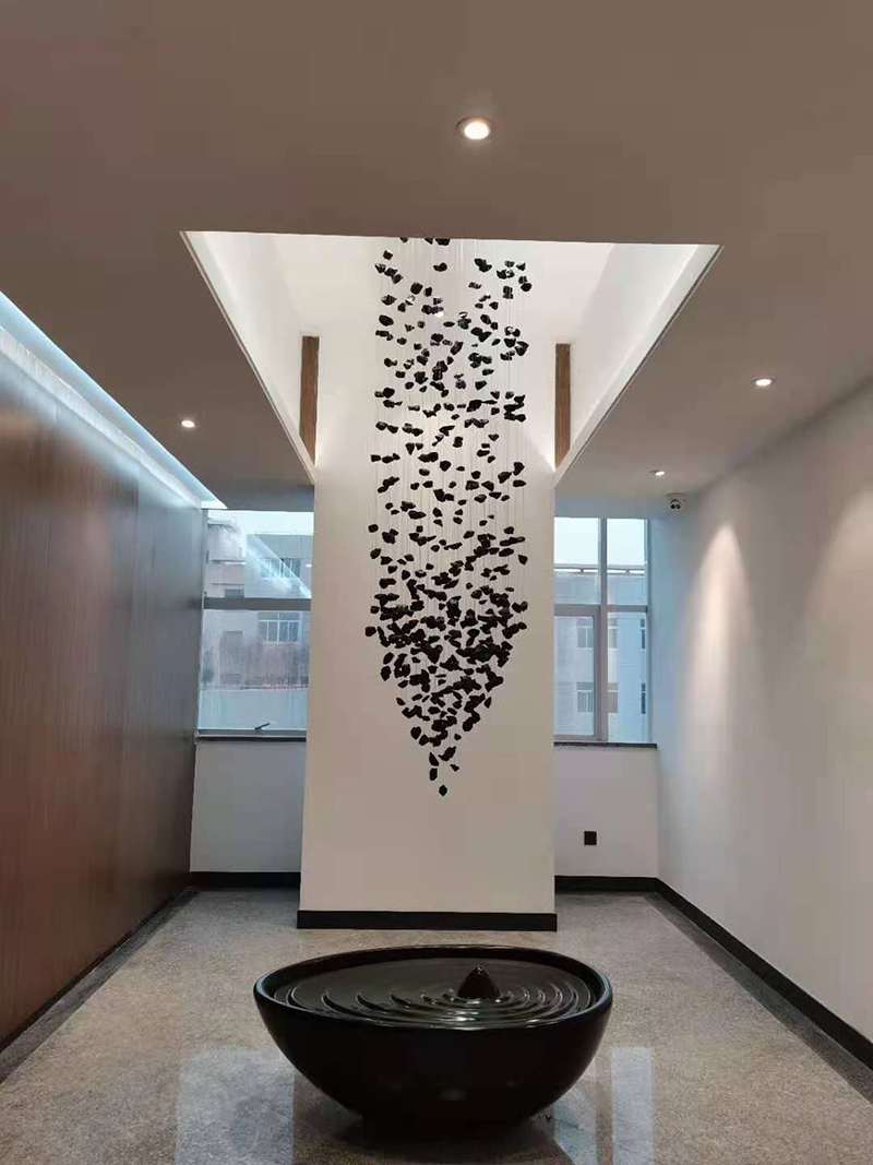 Luxury Stone Crystal Chandelier Large Modern Staircase Led Lighting(WH-NC-92)
