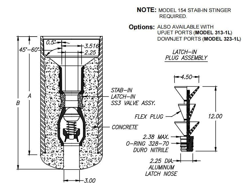 335 Series Float Collar Cementing Float Equipment Drilling PDC