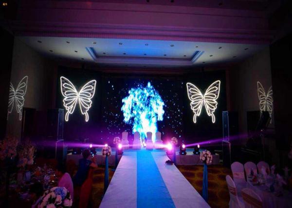 Buy cheap P4.81 Interior Stage Rental LED Display 500*1000mm Cabinet Size Curved Shape from wholesalers