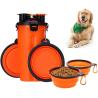 Buy cheap 2 Collapsible Dog Travel Water Bowl Bottle For Outdoor Portable Pet Water Bottle 12oz from wholesalers