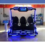 Virtual Reality multiplayer vr cinema game machine 3 Seats Racing VR game