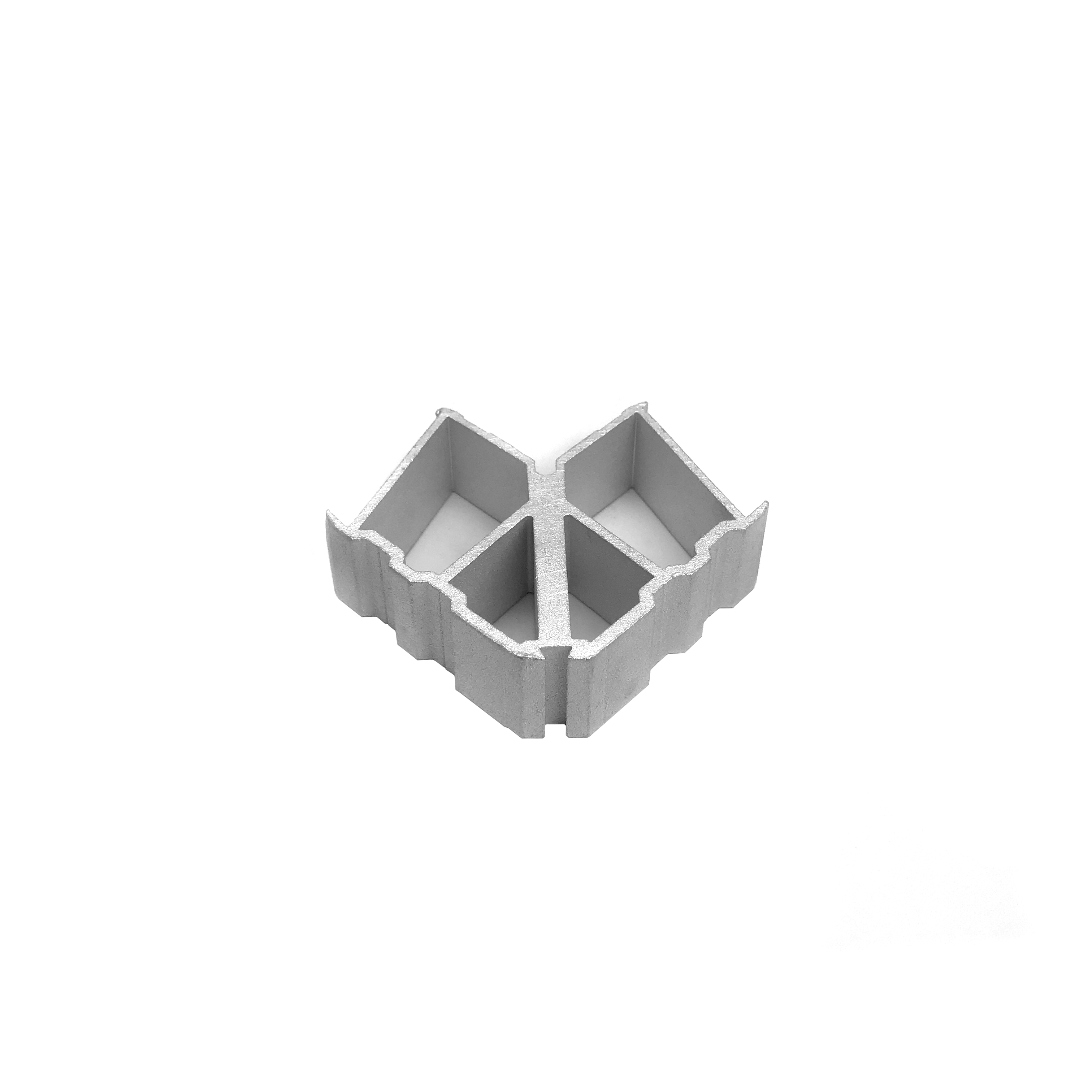 Aluminum Profile Window Corner Cleats With Sandblasting Surface
