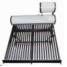 Buy cheap non pressure evacuated tube solar water heater with 20liter horizontal feeder tank from wholesalers