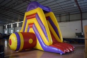 Wholesale Big Commercial Inflatable Water Slides For Pool Short 5 - 8 Kids Capacity from china suppliers