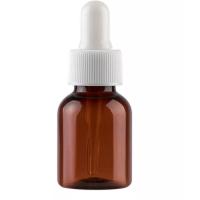 Buy cheap PET Portable 50ml Plastic Dropper Bottles Brown For Essence Hair Oil product