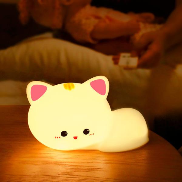 Buy cheap White Squishy Bunny Night Light Waterproof 16 Colors Cute Kids Santacam Nightlight from wholesalers