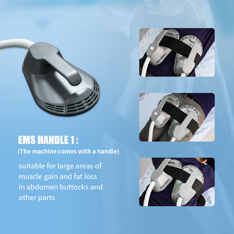 5000W Dual Handles Muscle Sculptinging Machine For Muscle Electromagnetic Stimulation